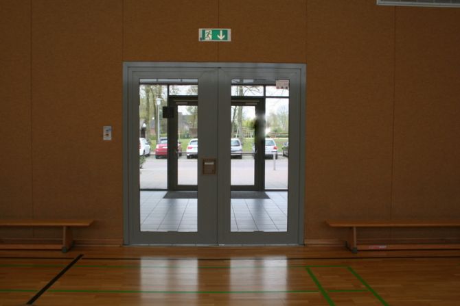 Sporthalle Quakenbrueck Neustadt-Eingang Halle