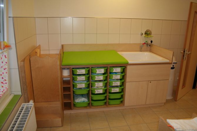 Kinderkrippe St. Josef-Wickeltisch